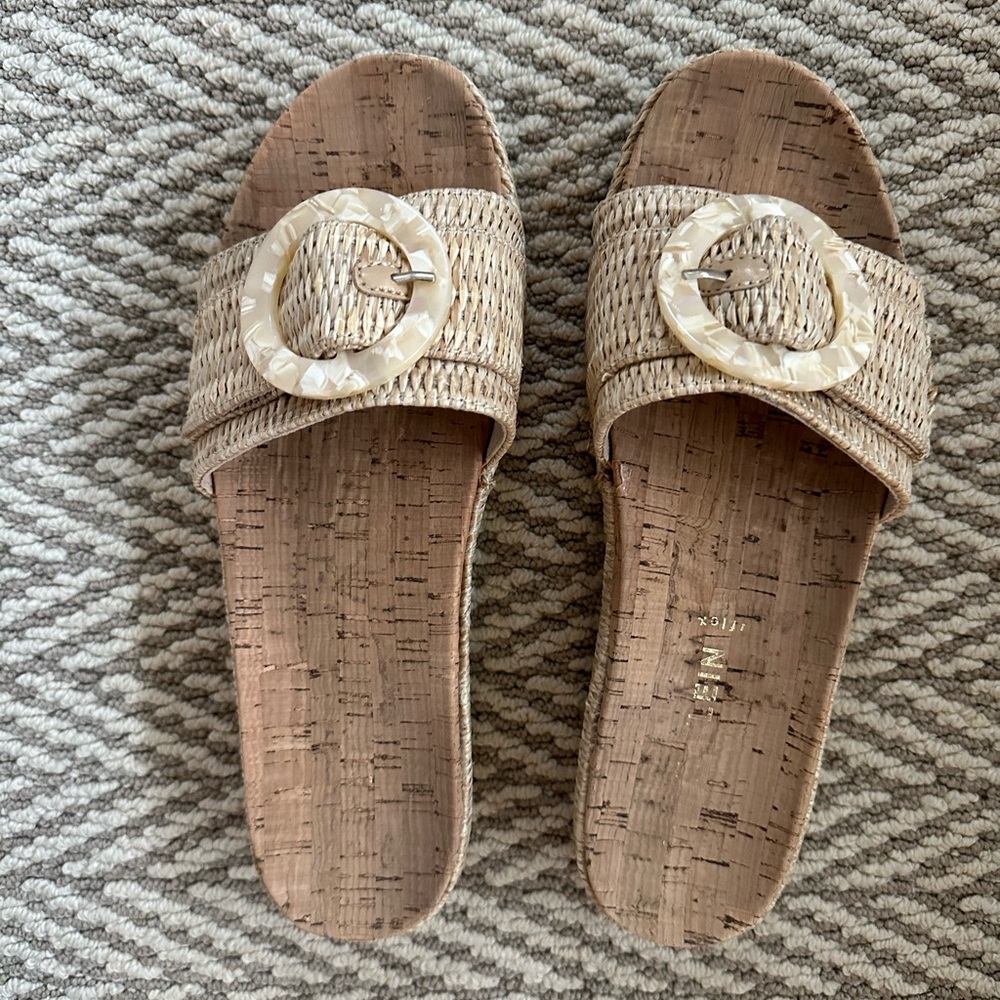 Anne Klein Woven Sandals